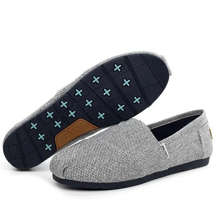 Summer casual espadrilles shoes Wholesale Solidly colored canvas shoes Espadrilles for men