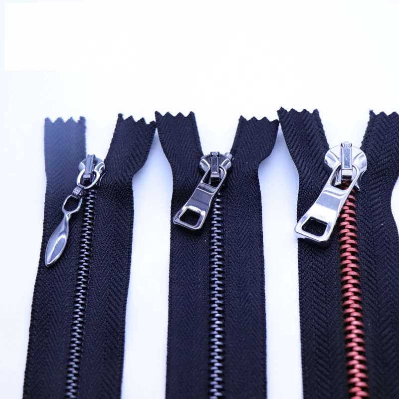 
Metal Zipper Circle Teeth Customized Colorful Tape 