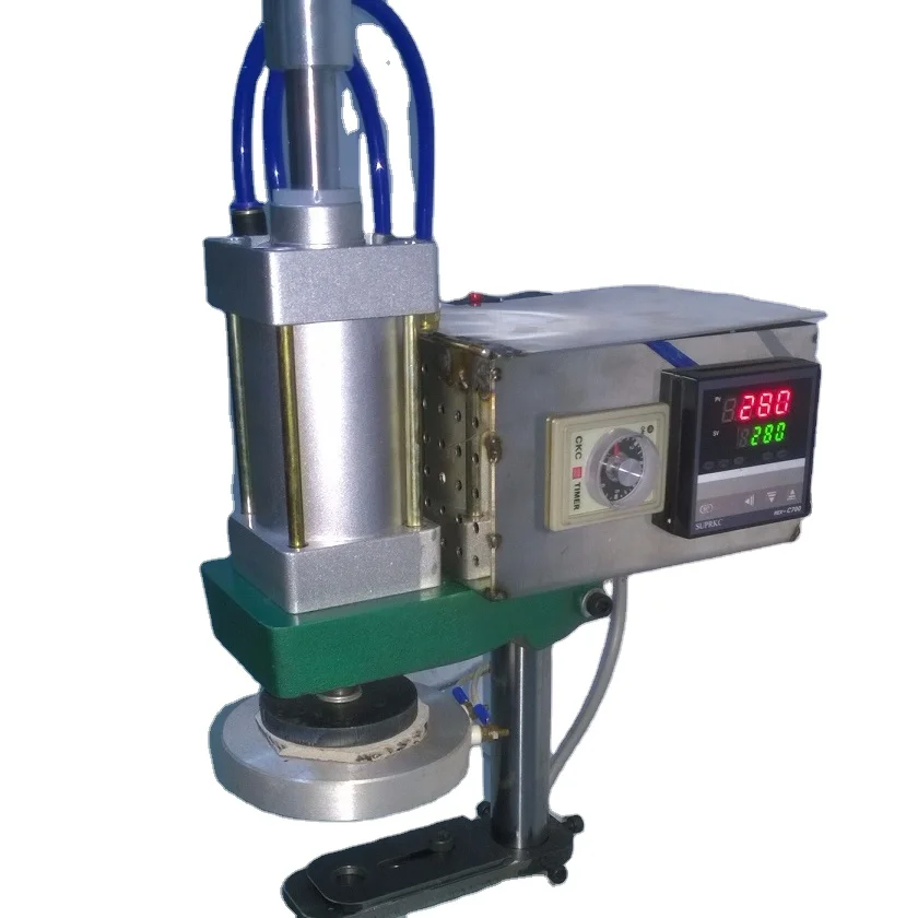 Semi Auto Coffee One Way Degassing Valve Applicator Machinery Install Food Packaging For Coffee Bag Mounting Packaging Machinery