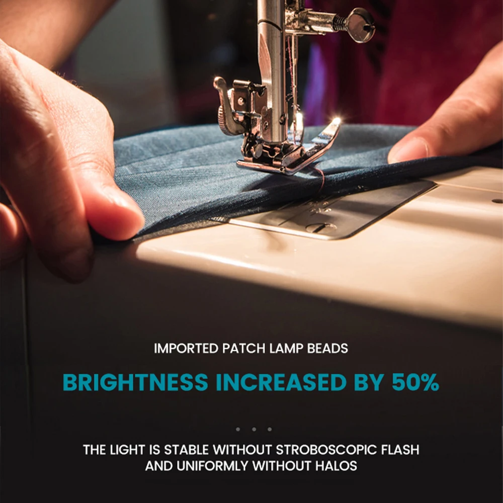 Industrial Portable Flexible Neck Work Light Magnet Touch Switch Light Sewing Machine Light