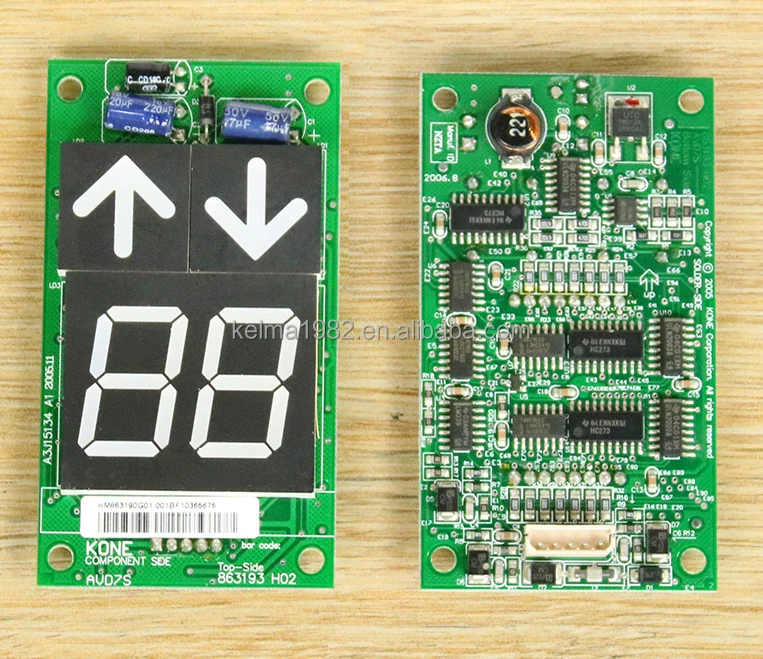 Детали платы дисплея лифта KM863190G01 KM863193H02 KM863193H03 для KONE, LOP display board KM863190G01, детали лифта