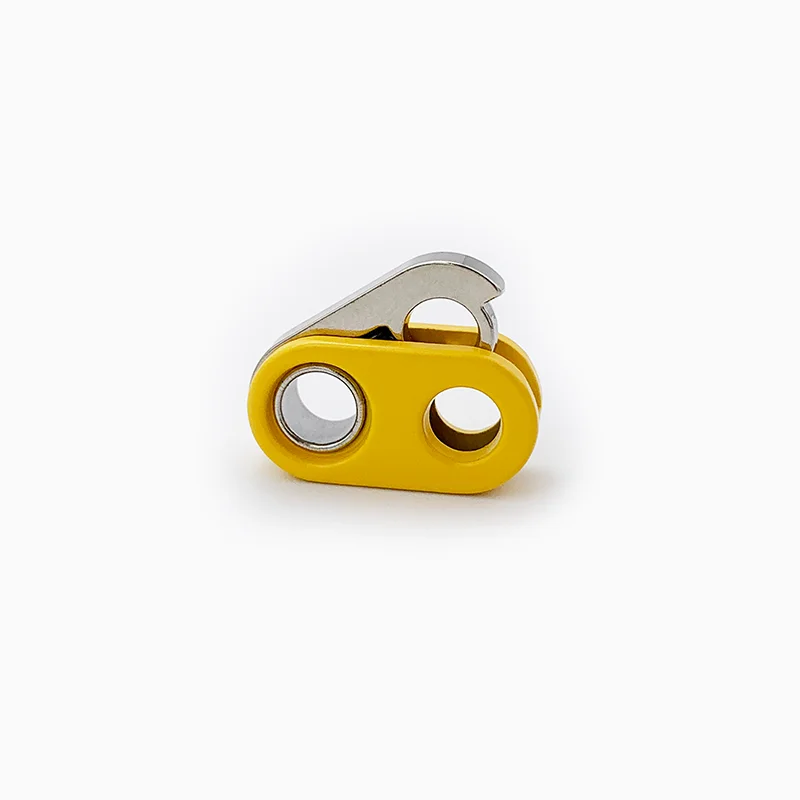 
Custom color Fashion Drawstring Elastic Rope End Spring Lock Metal Cord Stopper 