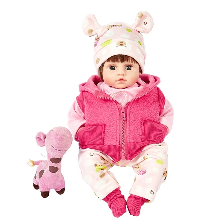 Wholesale 18 inch soft touch girl toy baby doll body soft silicone reborn Realistic baby dolls