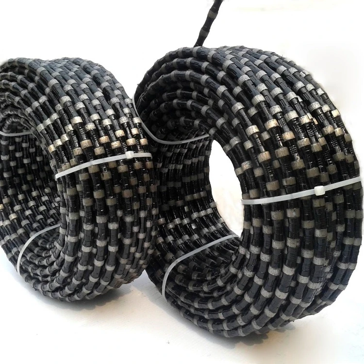 Quality Rubber Diamond Wire Rope Saw for Stone Cutting and Reinforced Concrete