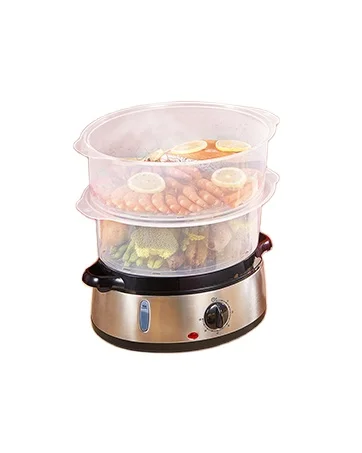 9L 3tiers Electric home food Steam Cooker with Steamer&timer  for cooking food egg corn heating