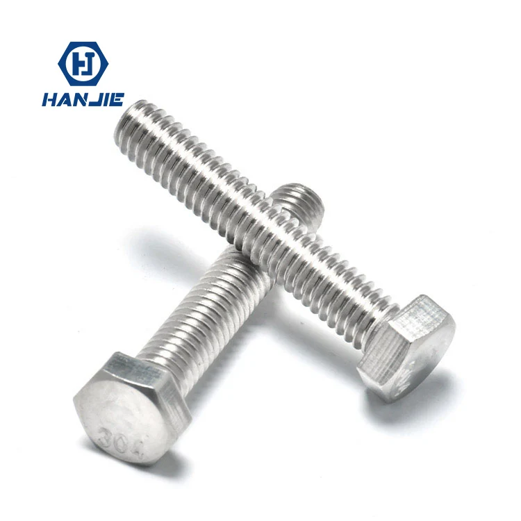 Factory Wholesale Cheap price A2 A4 Stainless Steel Good Quality Hex Head Bolt