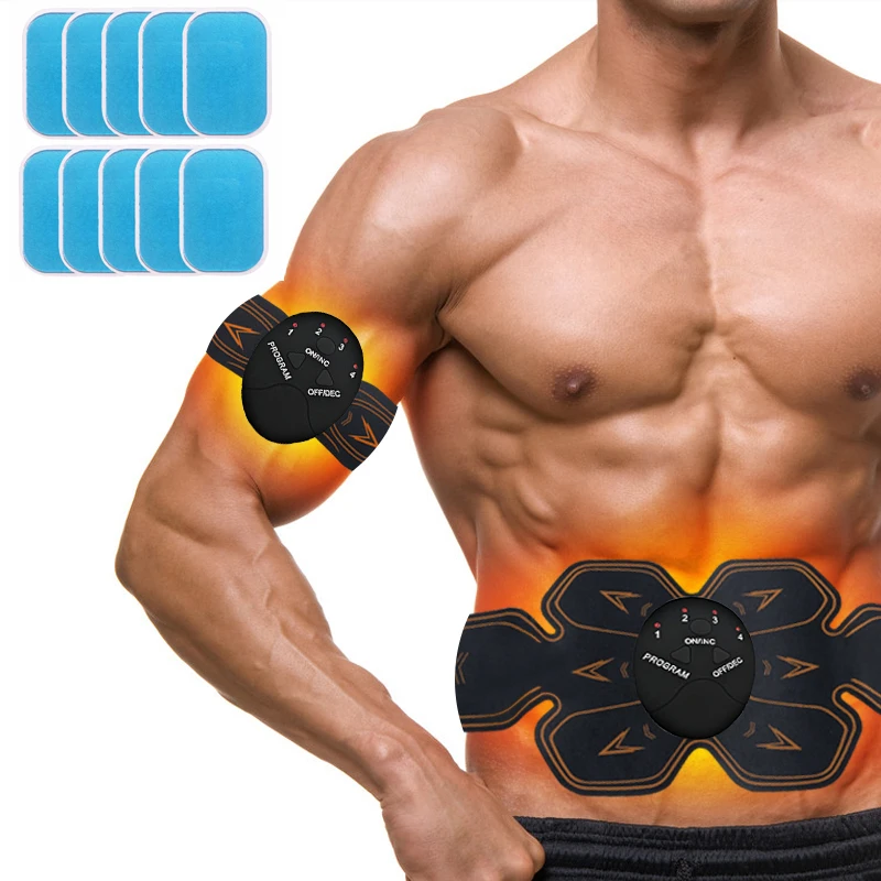 Amazon hot selling 8 pads abdominal muscle trainer ems muscle stimulator toner machine
