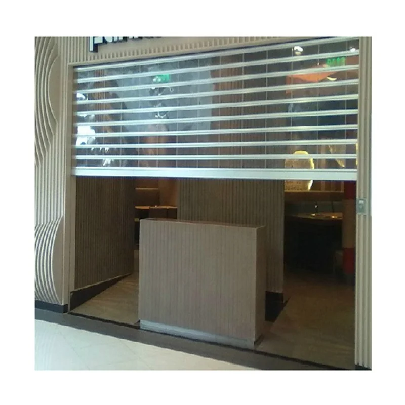Cheap Wholesale China Automatic PC Panel Crystal Roller Shutter Door