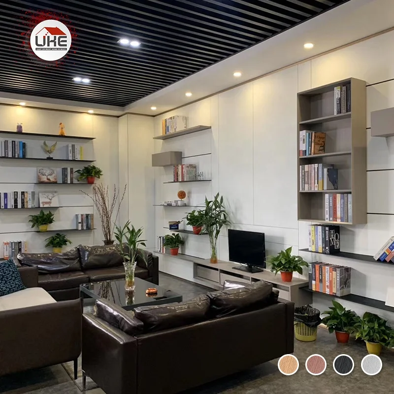 Italian design luxury home restaurant decoration materials aluminum wall corner guard 18MM thick MDF Invisible wall profiles