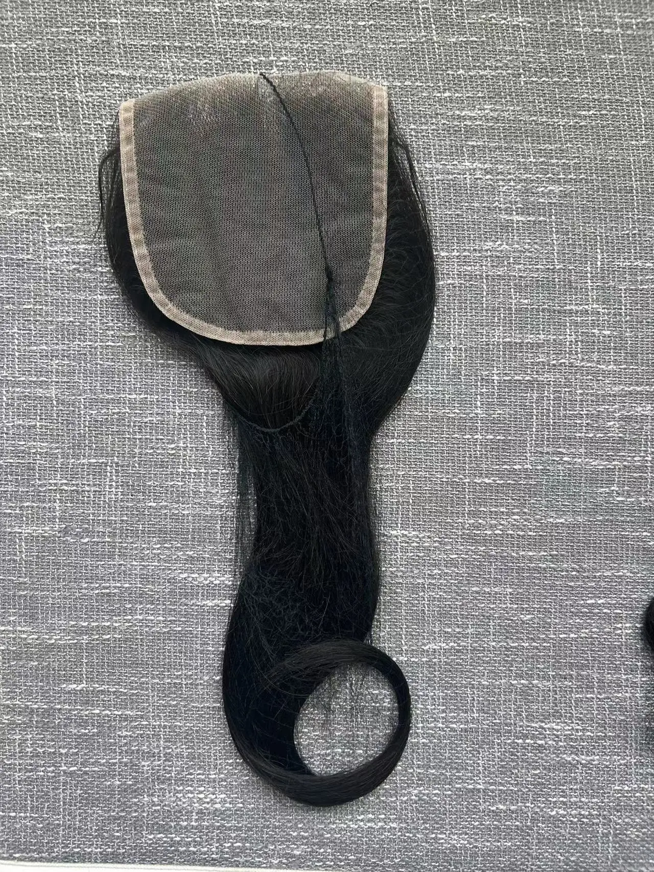 New Arrival European Human Hair Mono Base Topper Clip In Hair Piece Jewish Kosher Topper 5.6x6' Mono Base Human Hair Toupee