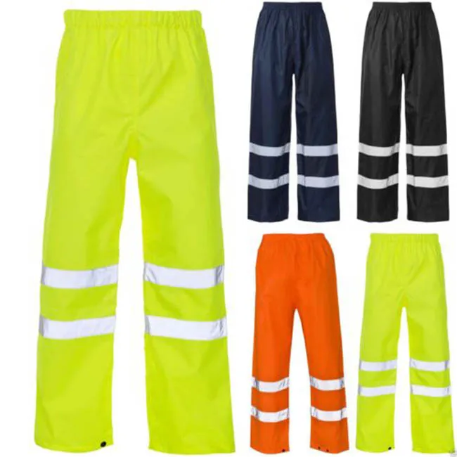 High Quality Durable Washed Carpenter Mens Reflective Trousers Cargo Work Pants