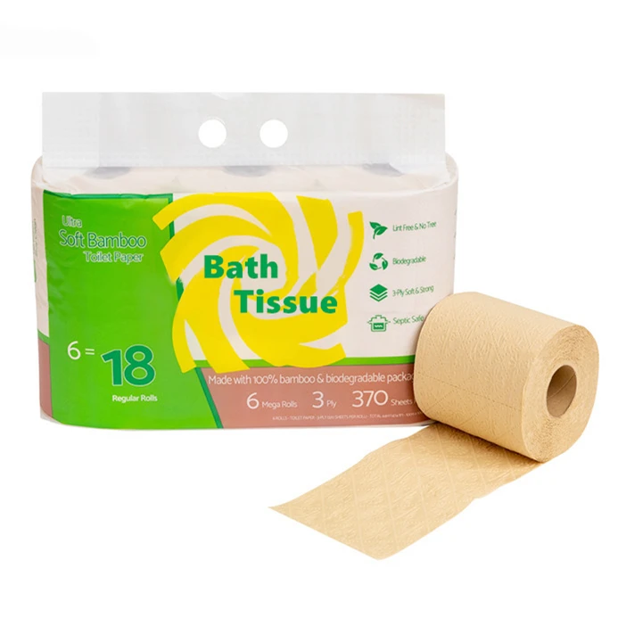 Wholesale Toilet Paper Tissue 2 Ply Bamboo