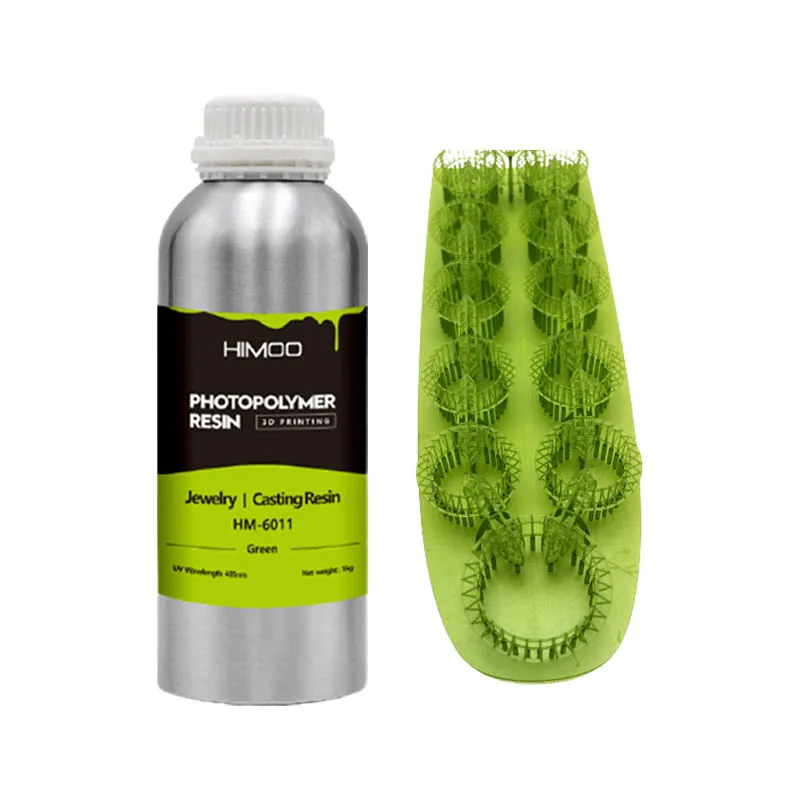 Easy get jewelry model 3d printer resin polymer No ashes left casting resin liuqid rosin SLA DLP LCD anycubic dazzle