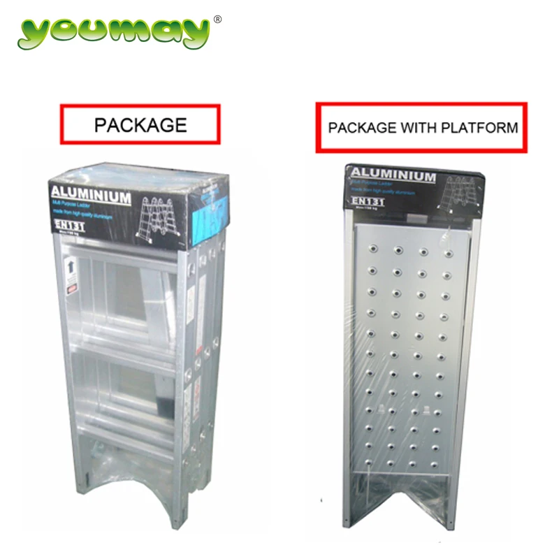 ladder aluminum High Quality Aluminum Multipurpose Ladder Folding Ladder Durable