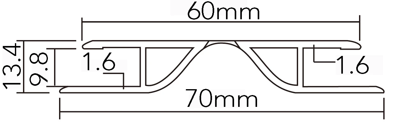 KL-JT-70, Raitto Plastic Aluminum Silver PVC Connector Flexible Kitchen Cabinet Skirting Corner Connection Corner Angle Joint
