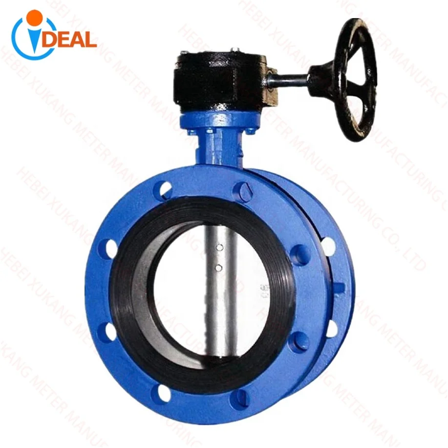 Ductile Iron Angle Steel 4 Inch Cold Water Lug Type Manual Ductile Butterfly Valve Cast Iron Electric Actuator Butterfly Valve