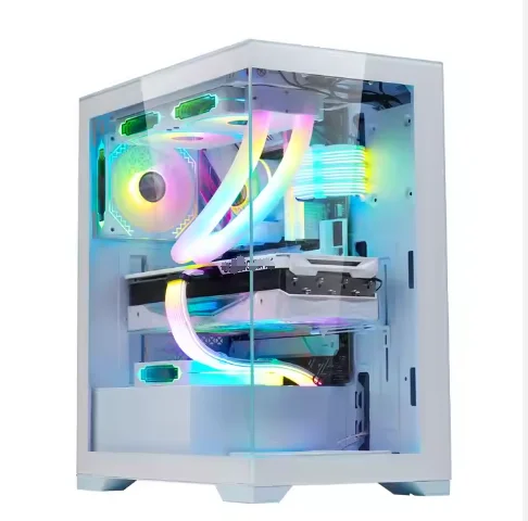 Super Semptermber High Quality ATX Computer Case Mid Tower CPU Cabinet For Computer Case PC Gaming ITX Case USB3.0 USB2.0 USB1.0