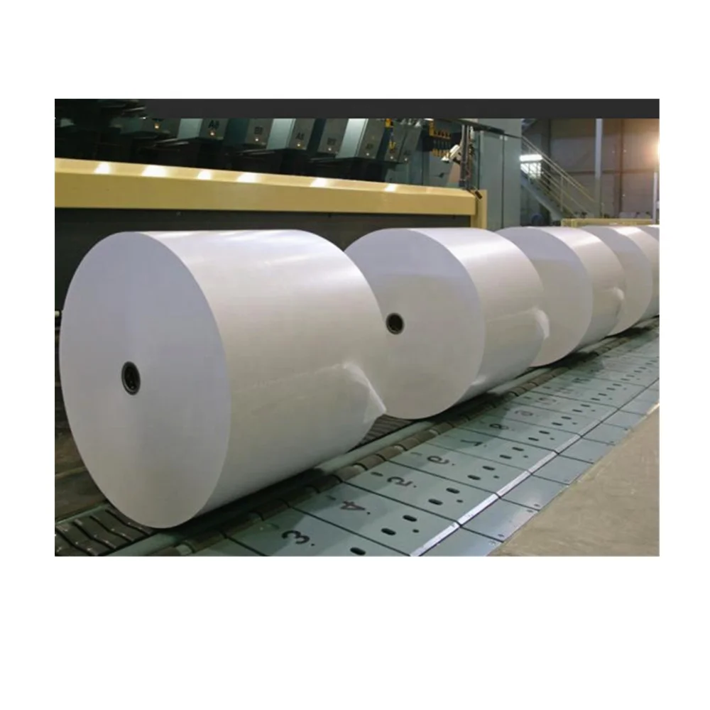 C2S couche paper jumbo roll glossy and matte paper price per ton