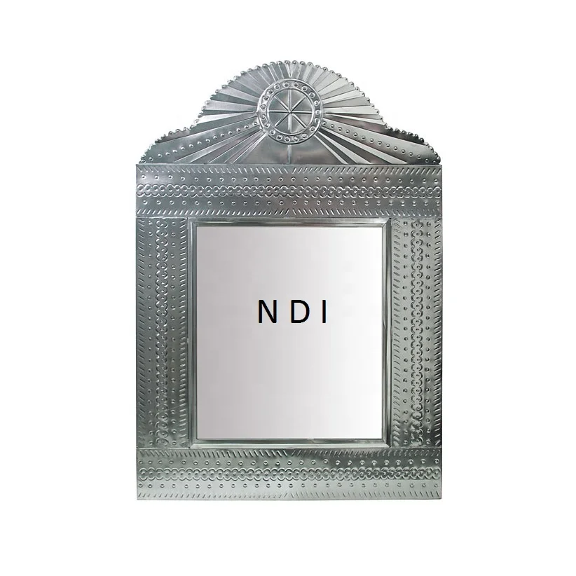 Best Quality Embossed Design Mirror Frame Bathrooms Bedrooms Wall Mounted Antique Finishing Wall Decoration Wall Mirror