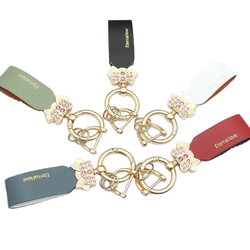 Tanai keychain factory price custom logo hardware with key ring Zinc Alloy Steel metal key ring