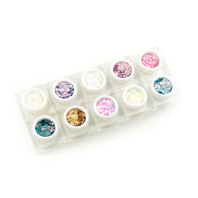 XIONGPENG Glue Free Gel Sequins Thin Color Changing Sequins