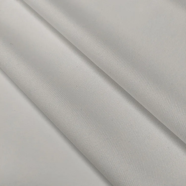 China Textile Manufacturer 100 Polyester Single Jersey Fabrics White Jersey Knit Fabric
