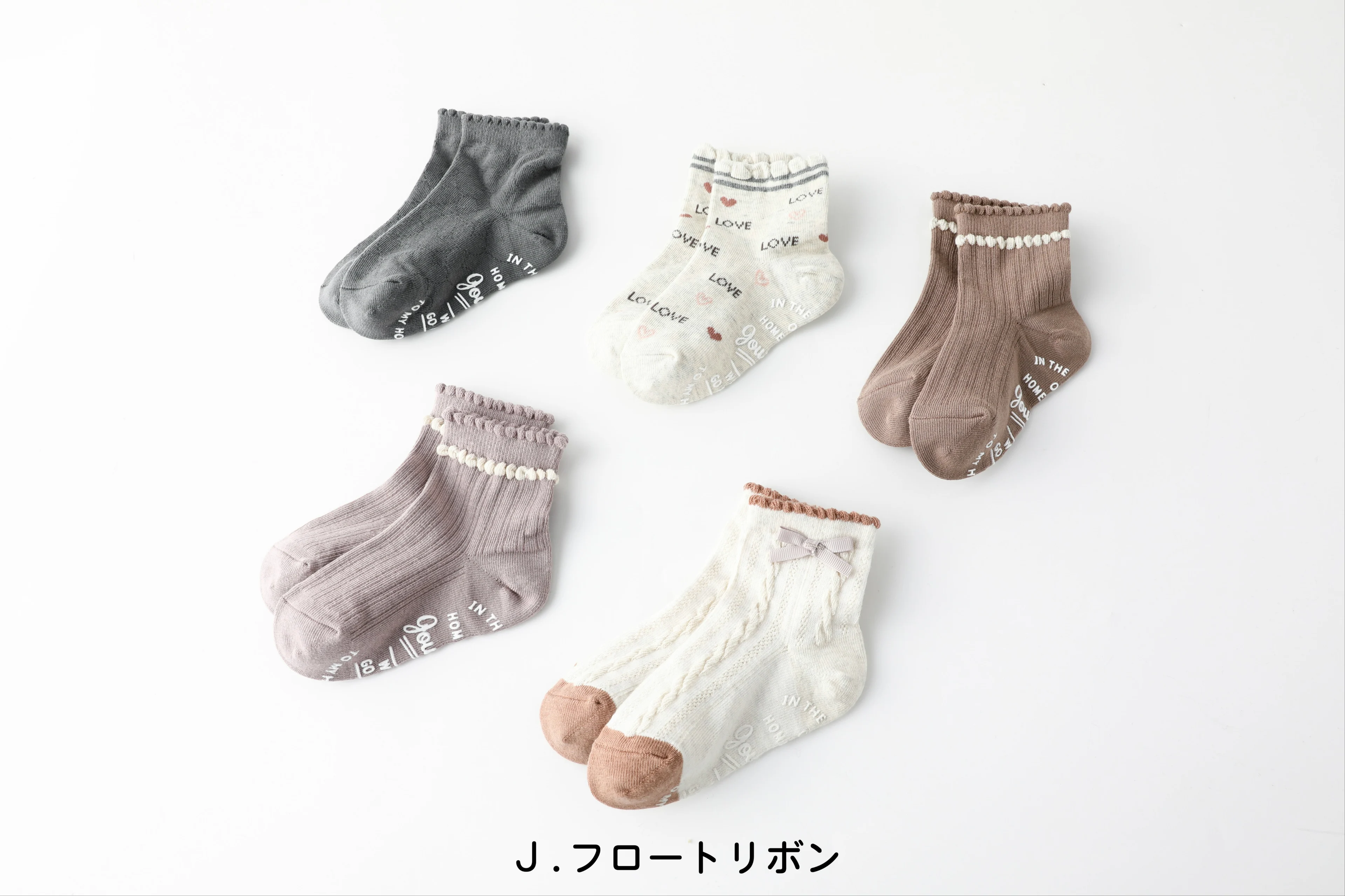 Cute White Customized Fancy Child Winter Girl Set High Quality Wholesale School Cotton Baby Kid Sock