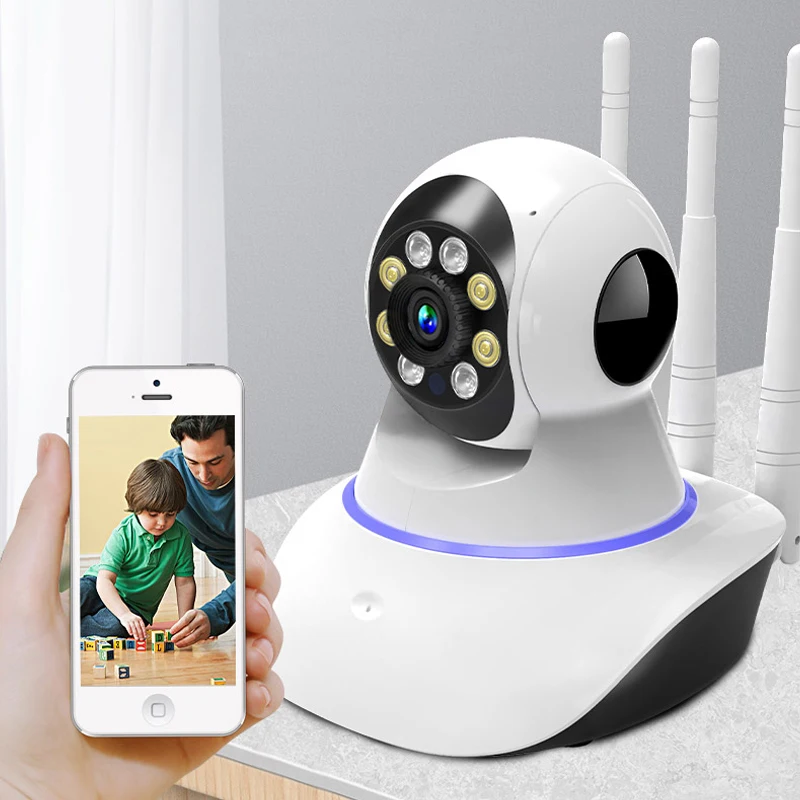 QZT wifi ip camera wireless night vision baby monitor indoor security camera
