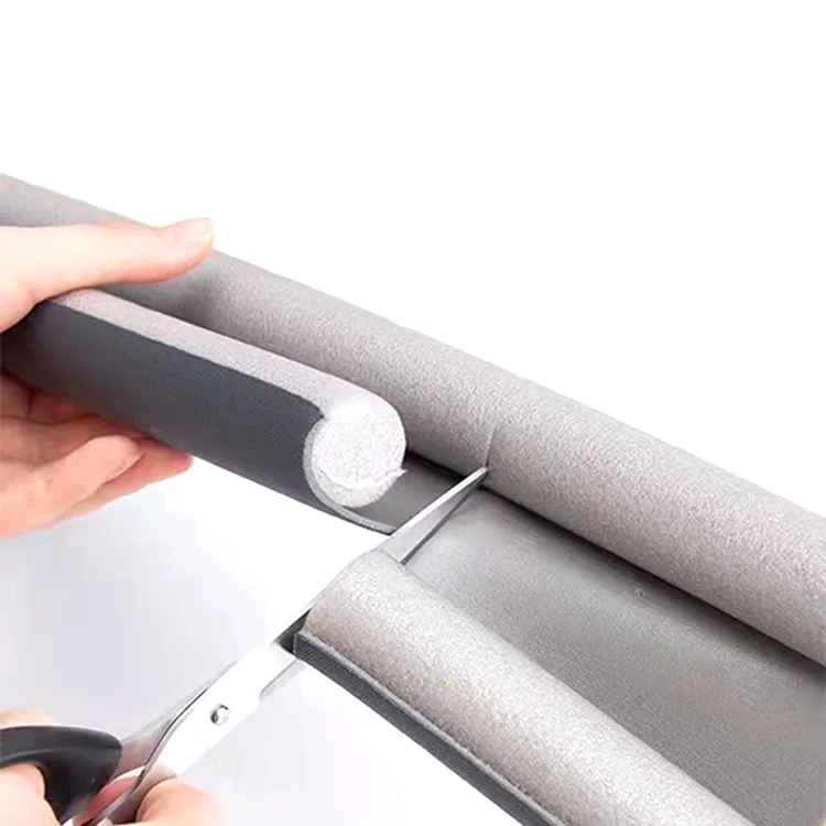 Foam Door Bottom Weather Strip Draft Stopper Sound Insulation Sealing Strip