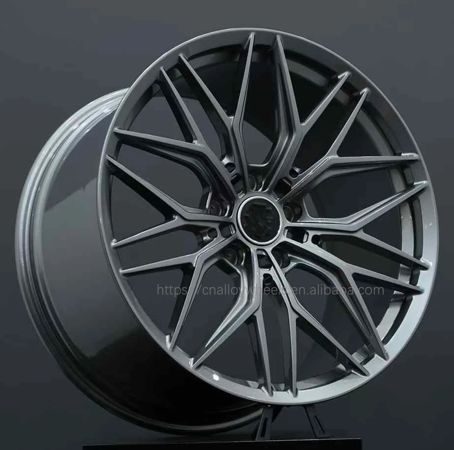 Custom Forged Deep Concave Wheel 18 19 20 21 22 24  Inch brushed  Gray Spokes 5x130 for Porsche 992 911 Carrera S 4S GTS Rims