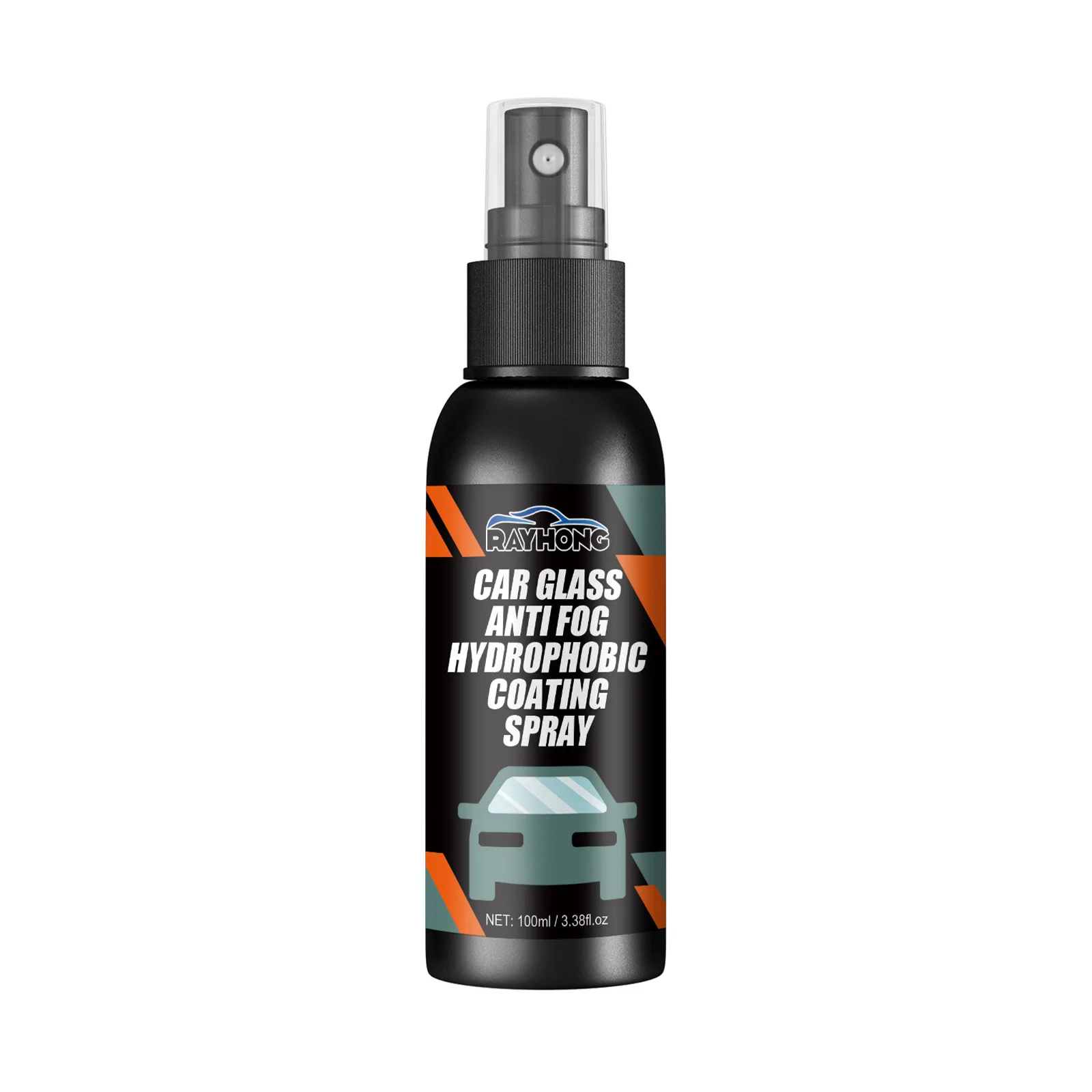 Custom Logo Rayhong 100ml Car Window Cleaner Eco-friendly Anti-fog Auto Windshield Hydrophobic Coating Spray