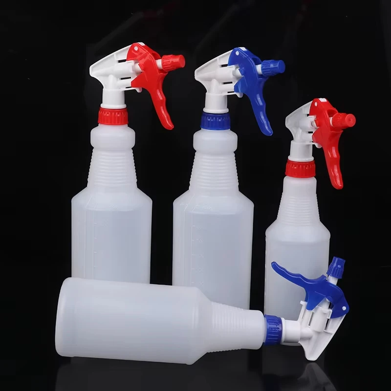 HDPE 500ML 750ML 1Liter Plastic Cleaning Bottle Portable Spray Bottle Car Washing Refillable Atomizer Multipurpose Gardening