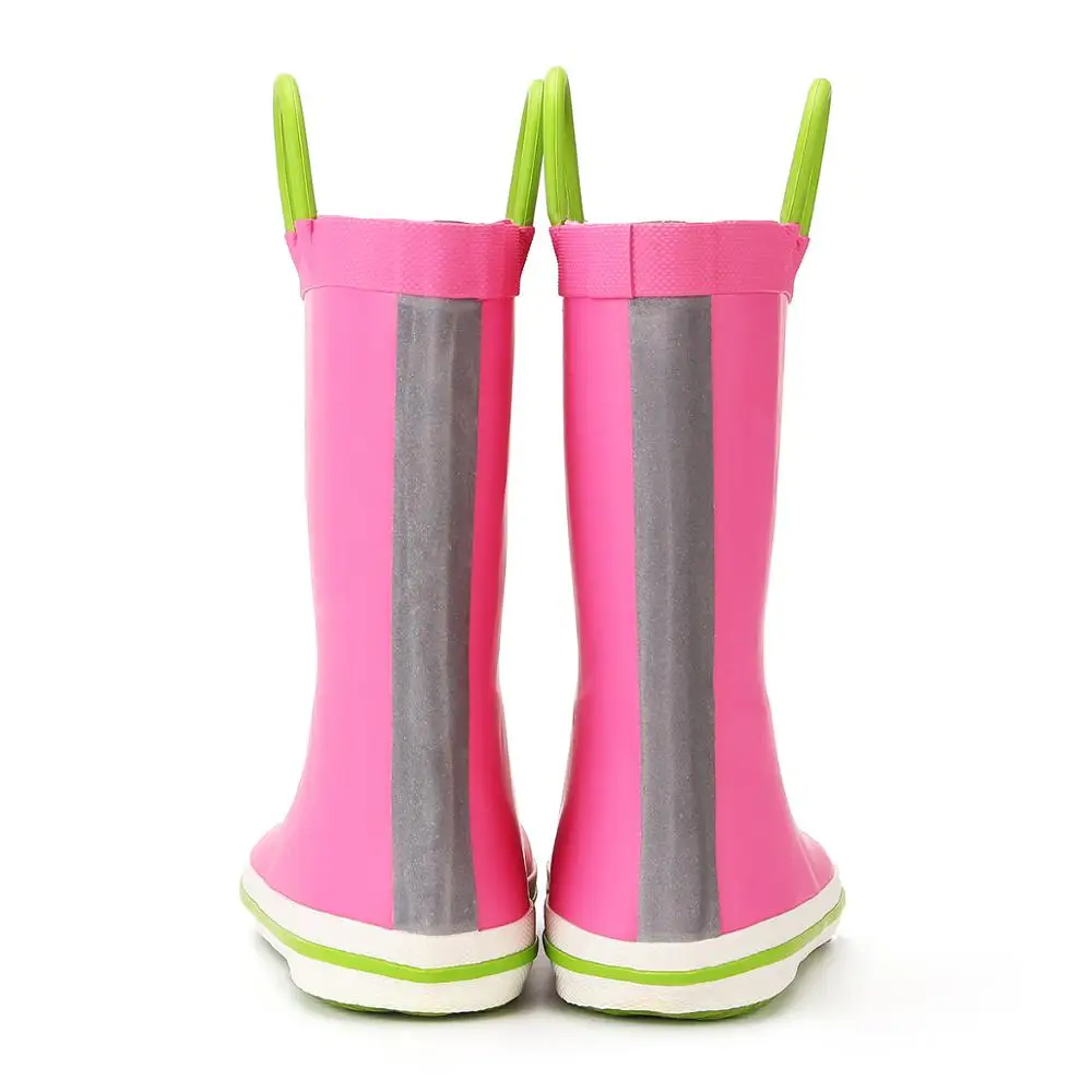 Wear Resistant Outdoor Reusable Rubber Rain Boots For Children