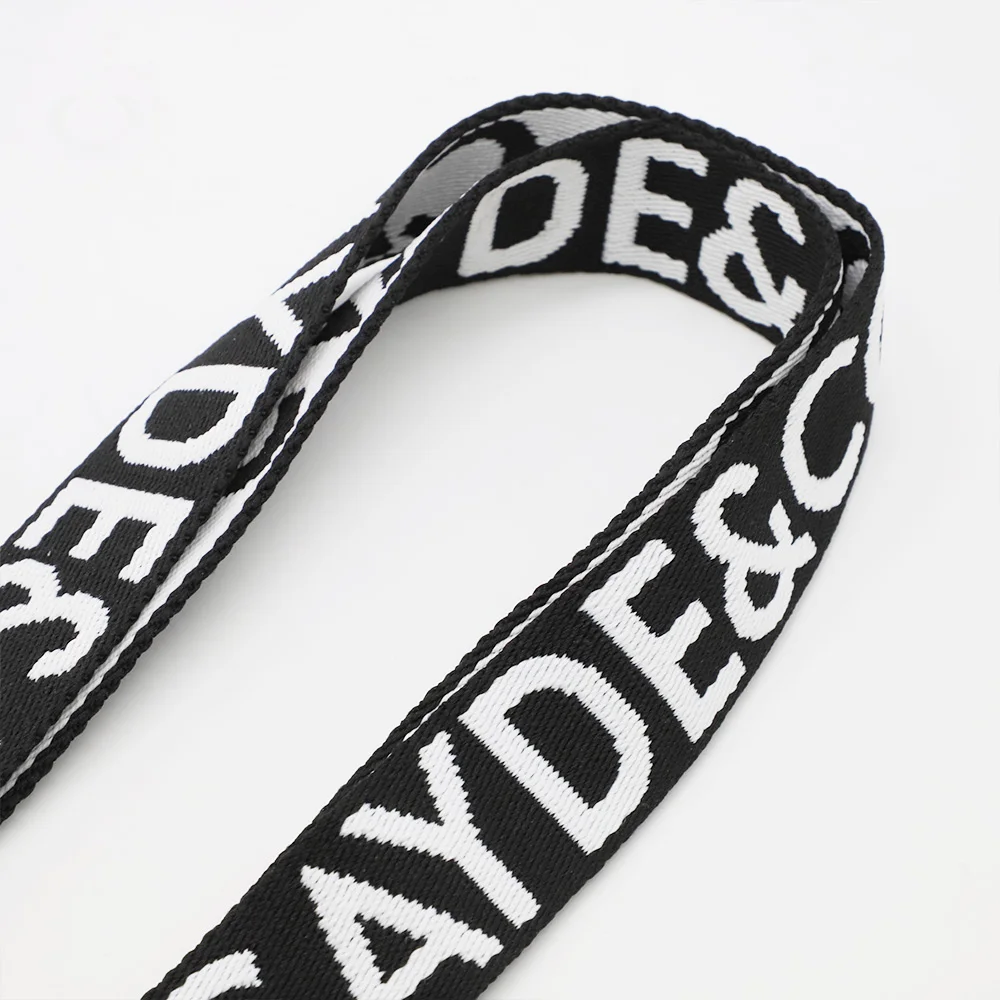 Custom Thick Portable Jacquard Strap Replacement Crossbody Bag Strap Wide Shoulder Strap for Ipad Camera