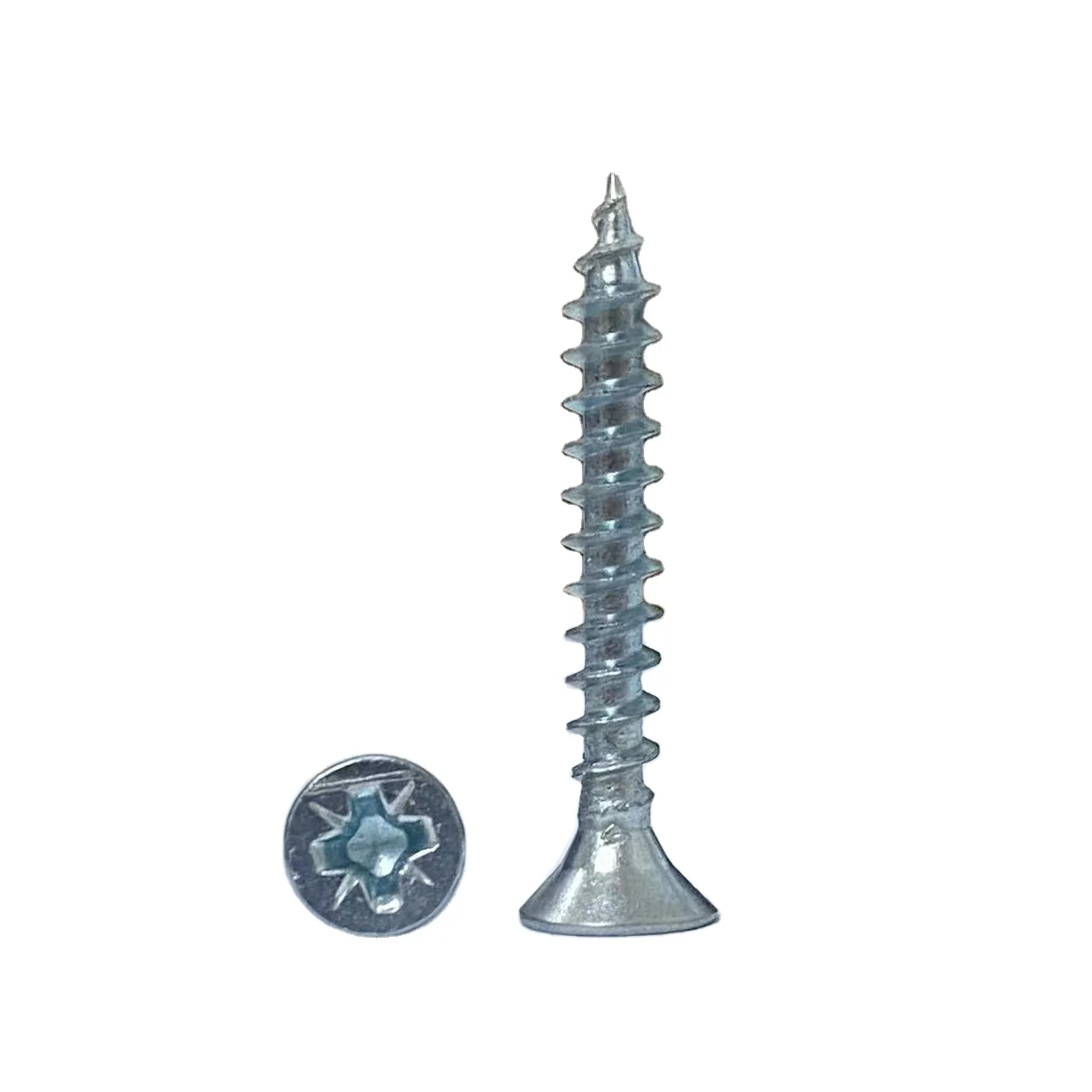 Chipboard screws zinc plated full/half  thread pozi drive CSK twinfast  screws MDF screw