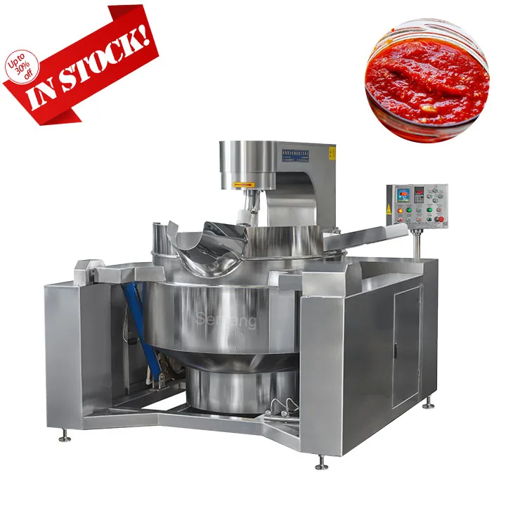 Factory Supply Gas Cooking Mixer Equipment Electric Cooking Pot Mixer Machine Steam Cooking Pot With Planetary Mixer