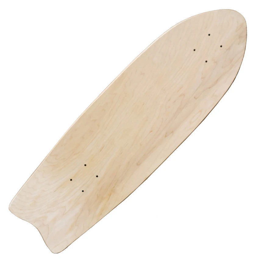 30 inch fall resistant 7 layer Epoxy Canadian maple land surfboard