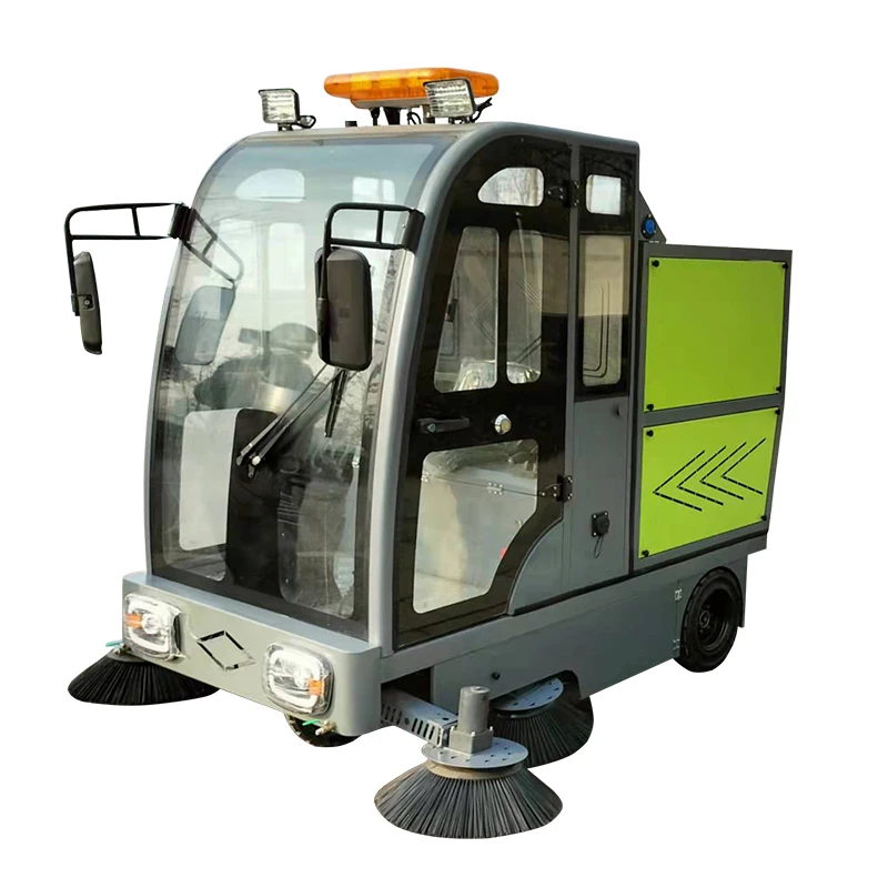 Machine industrial ride on road sweeper for sale parking lot electric floor cleaning street vacuum sweeper road cleaning machine