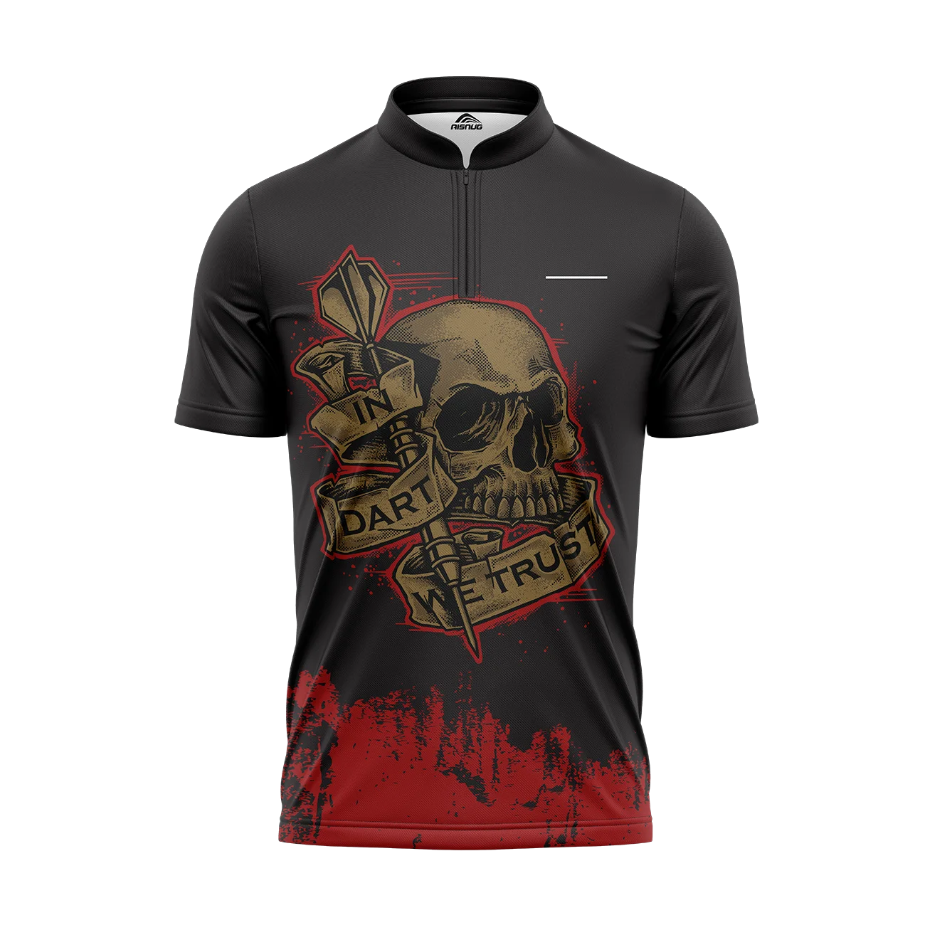 sublimated cheap blazing fire ladies custom made polyester darts shirts design