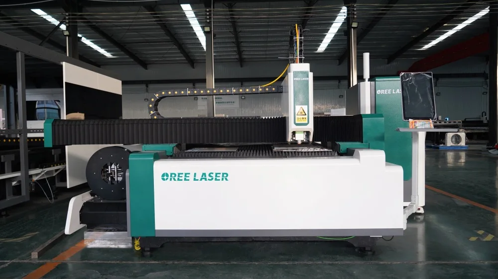  Двухцелевая обменная платформа для листового металла cnc машина волоконной лазерной