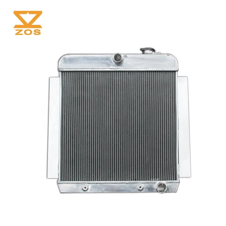 Tube  radiator For  Chevrolet Truck Pickup 3100 3500 3800 V8 1955-1959 core size 505*550.08*52mm