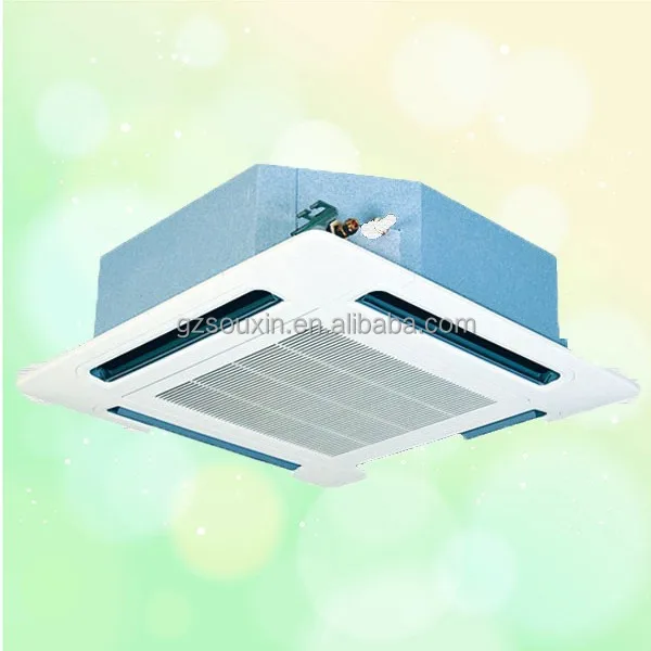 1.5 ton central air conditioner 2 hp  ceiling cassette factory customize CE large room high quality good price 4 way cassette