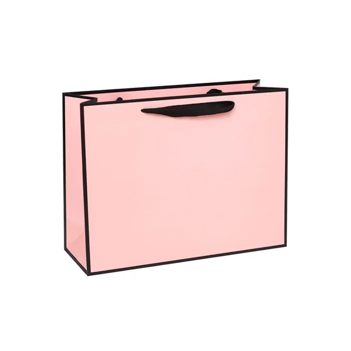 Custom Logo Paper Shopping Bags Fashion Handbag for Clothes Cosmetics