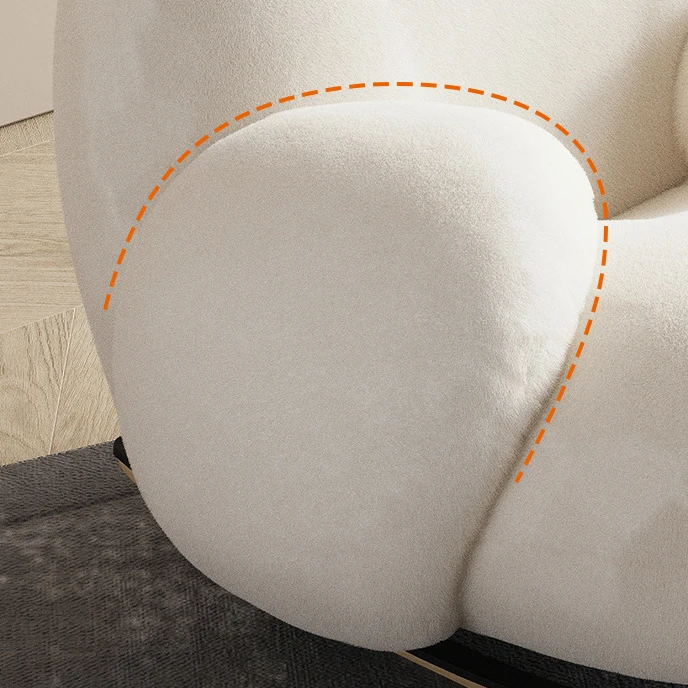 Luxury modern design multifunctional arm chair living room comfortable leisure lazy soft sofa rocking chair