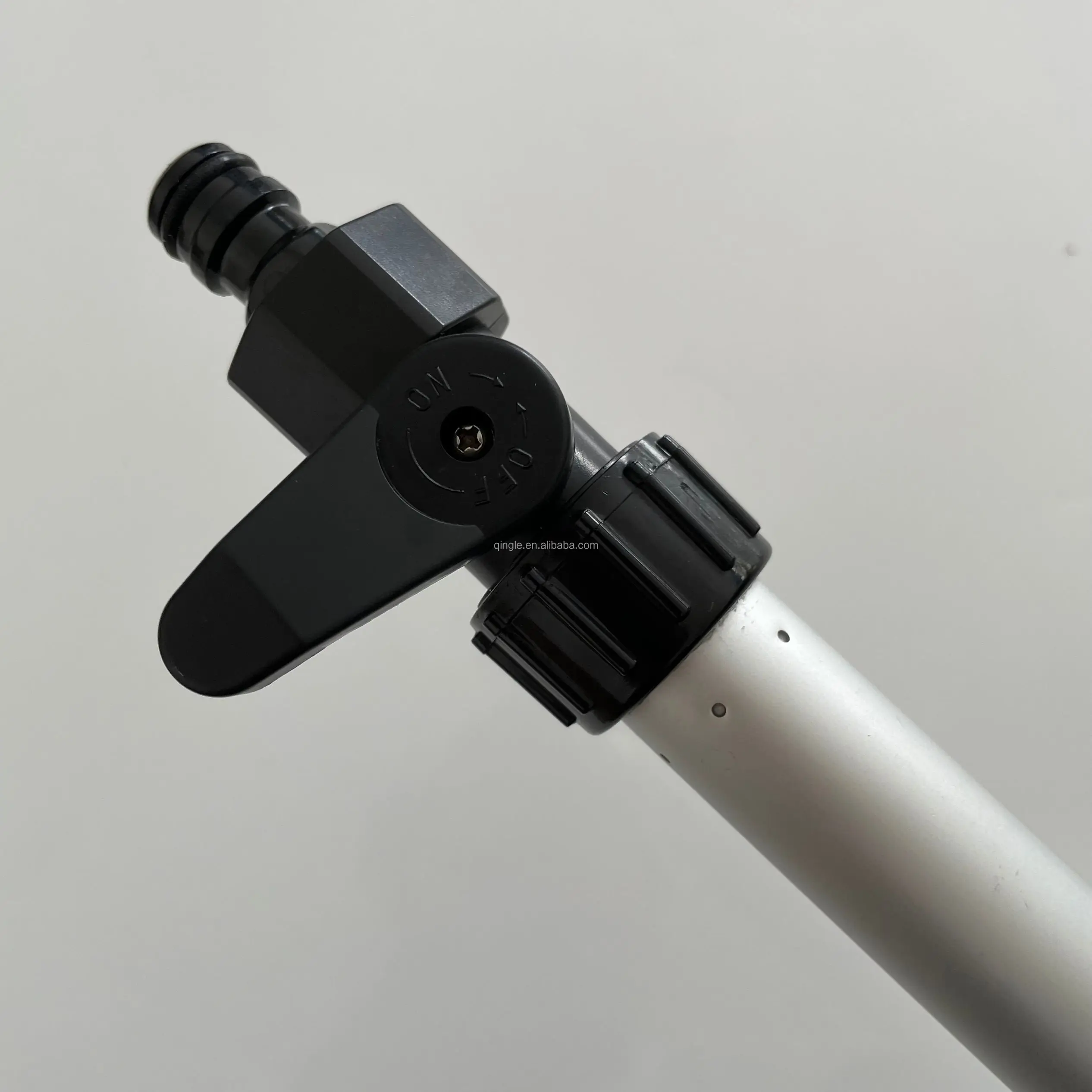 Qingle  Chenille car wash mop with Water Flow Through Telescopic aluminum  handle  extension  Pole for  Bus Wash Brush