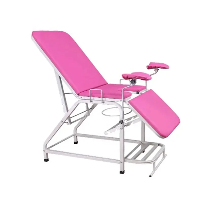 Manual gynecological bed price low quality high sale stainless steel material