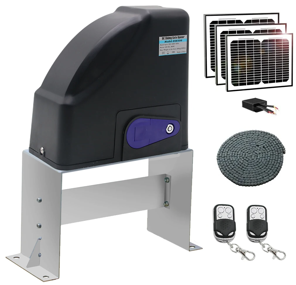 Backup Battery Chain Driven Remote Control Gate Motor Sliding Door Operator