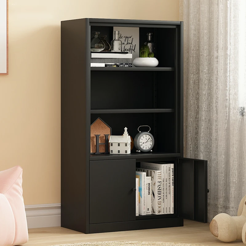Modern Simple Design High Quality Bookshelf Metal Cabinet for Home or Office Living Room Furniture