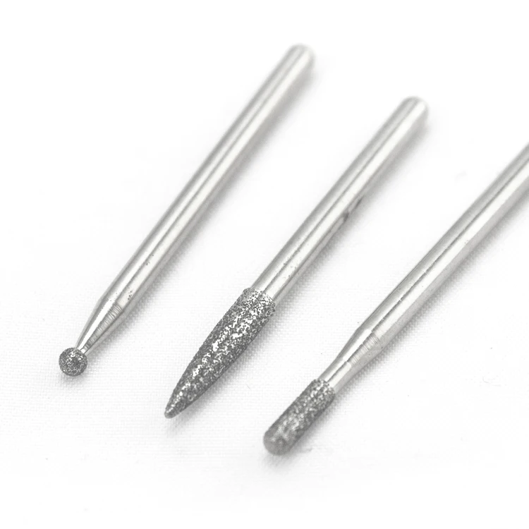 Diamond Grinding Head / Set Diamond Tools for Grinding and Needle 30 Pcs