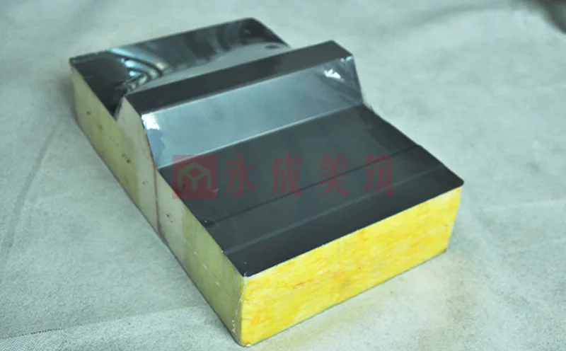 Factory price high quality rock wool board silver insulation wall board